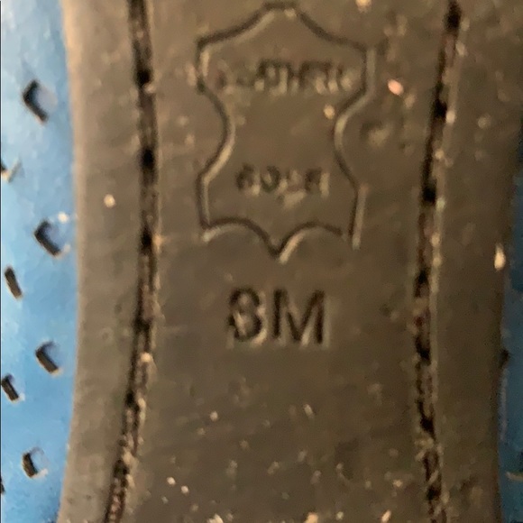 Tory Burch blue ballerina flat slip on shoe 8 - Picture 8 of 10